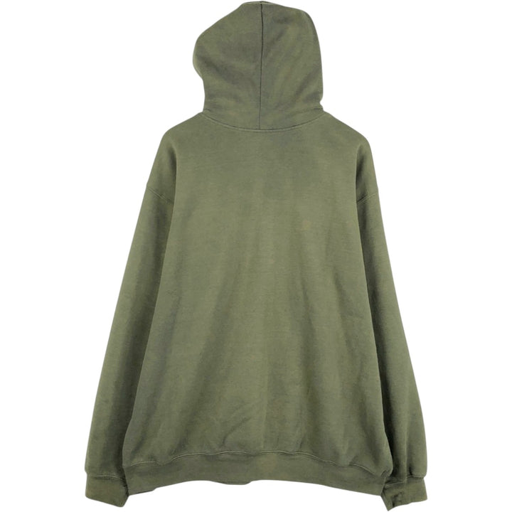 Carhartt Sweat Full Zip Hoodie Men's XL cotton green type Vintage Second Hand