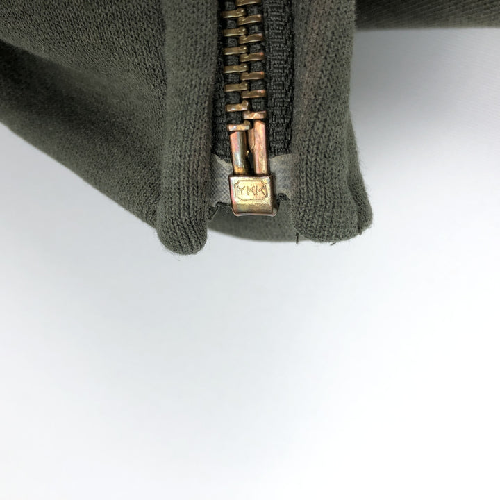 Carhartt Sweat Full Zip Hoodie Men's XL cotton green type Vintage Second Hand