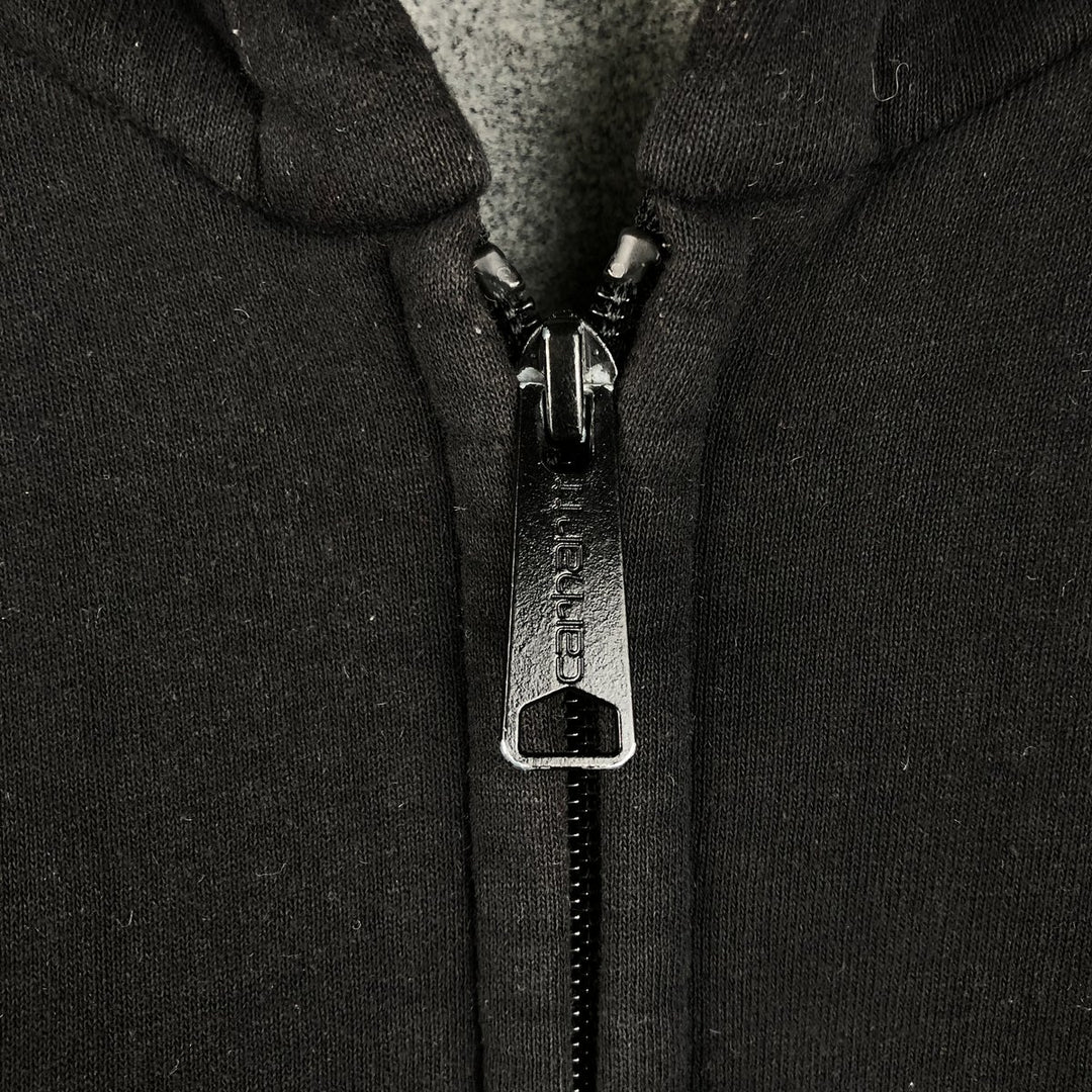 Carhartt Sweat Full Zip Hoodie Men's XL cotton black type Vintage Second Hand