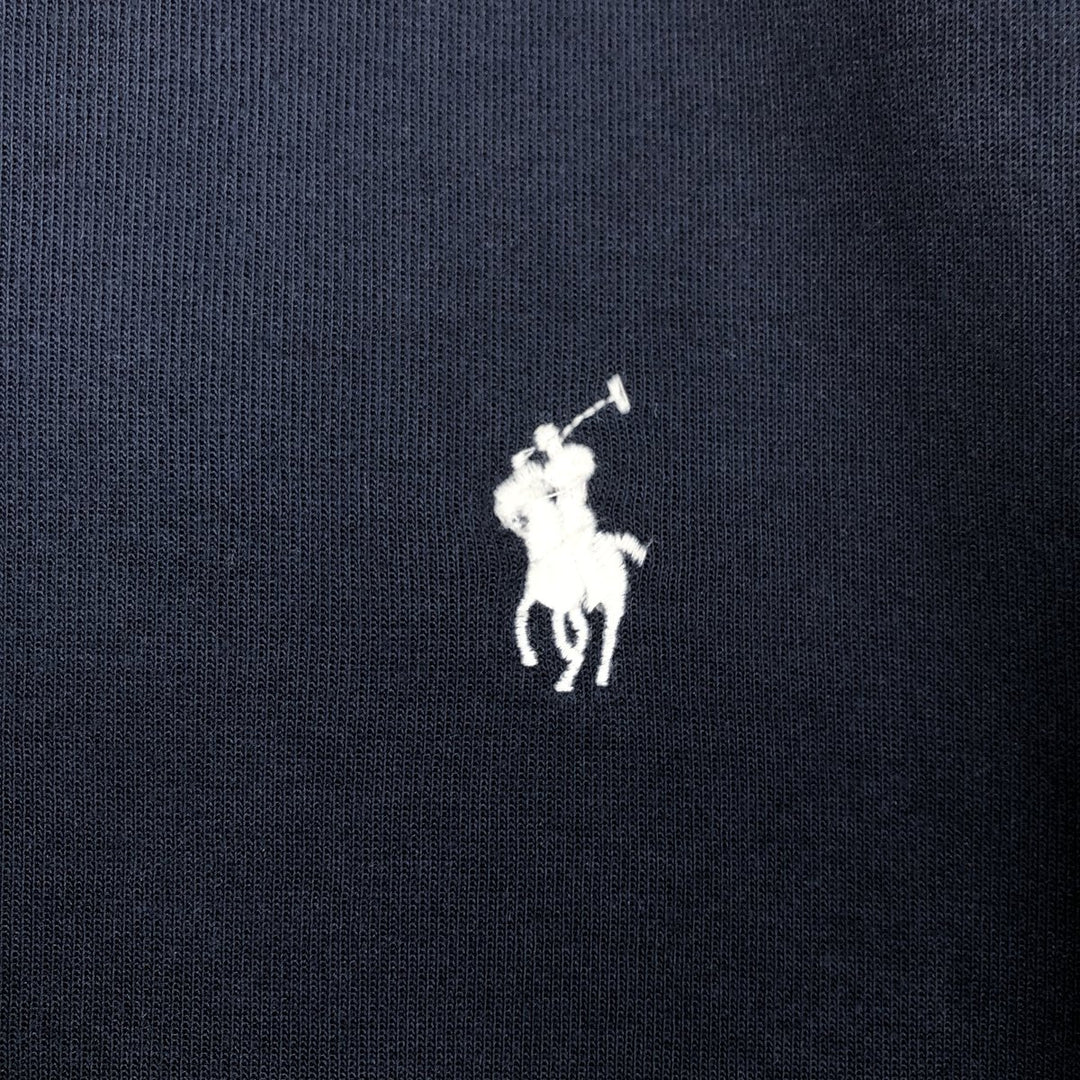 Ralph Lauren POLO RALPH LAUREN Full Zip Sweatshirt Trainer Men's L size cotton navy blue type Vintage Second Hand