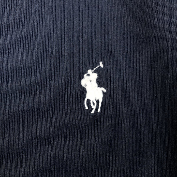 Ralph Lauren POLO RALPH LAUREN Full Zip Sweatshirt Trainer Men's L size cotton navy blue type Vintage Second Hand