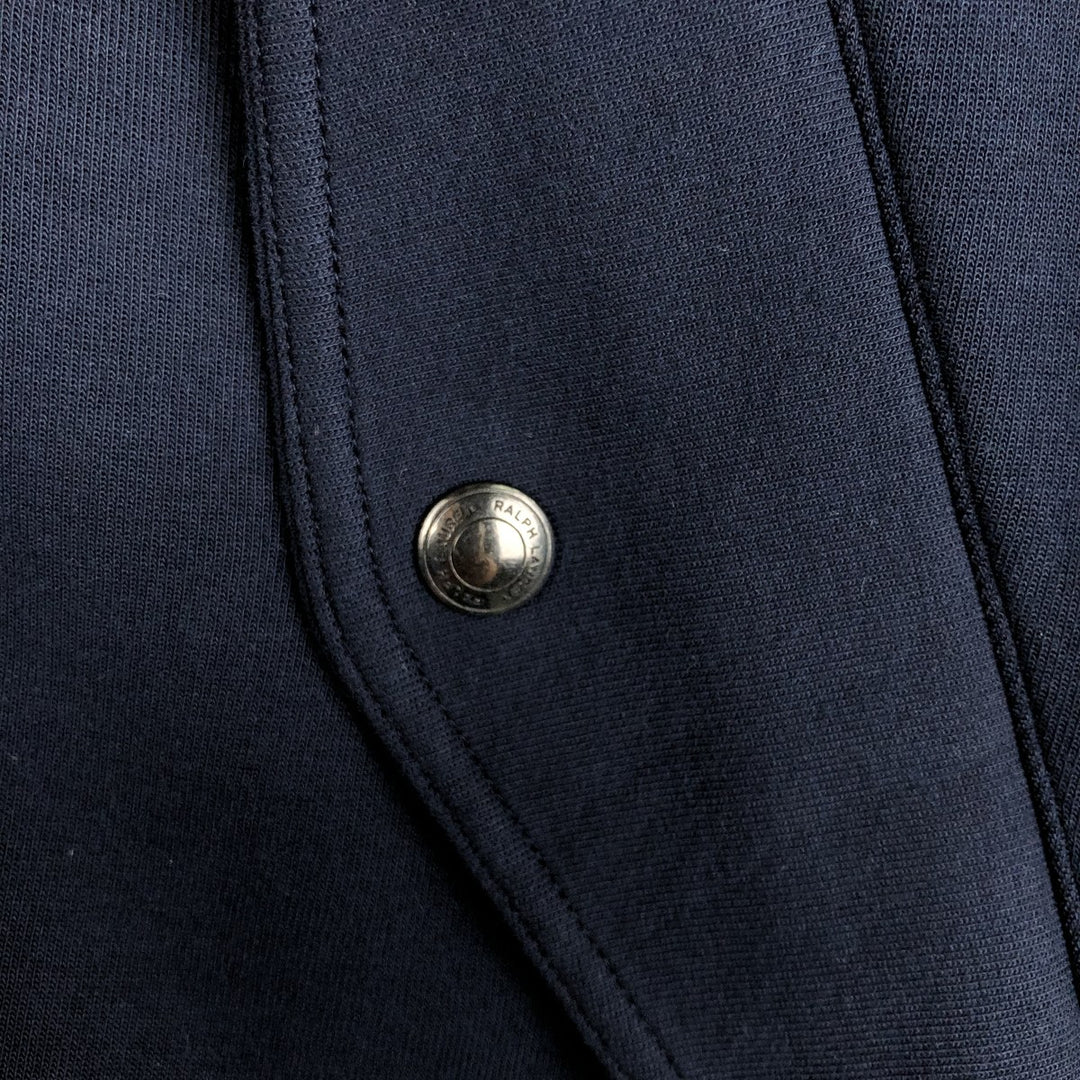 Ralph Lauren POLO RALPH LAUREN Full Zip Sweatshirt Trainer Men's L size cotton navy blue type Vintage Second Hand