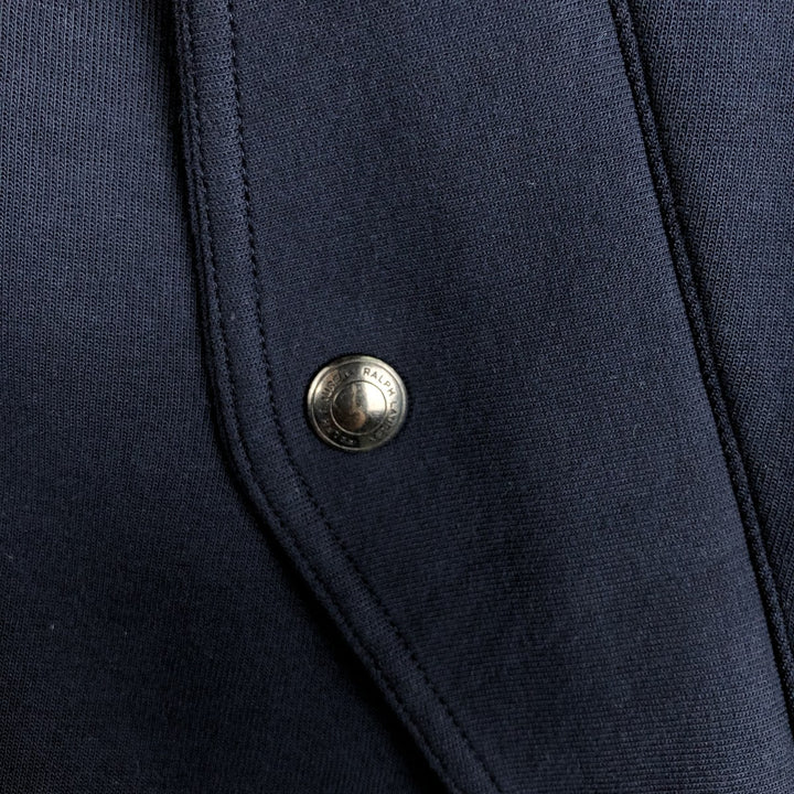 Ralph Lauren POLO RALPH LAUREN Full Zip Sweatshirt Trainer Men's L size cotton navy blue type Vintage Second Hand