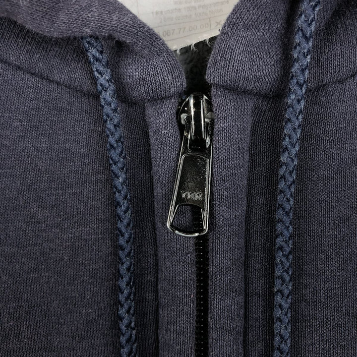 Carhartt Sweat Full Zip Hoodie Men's XXL cotton navy blue type Vintage Second Hand
