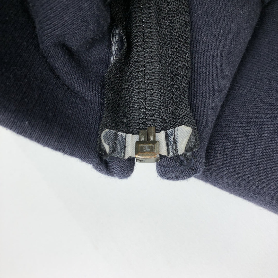 Carhartt Sweat Full Zip Hoodie Men's XXL cotton navy blue type Vintage Second Hand