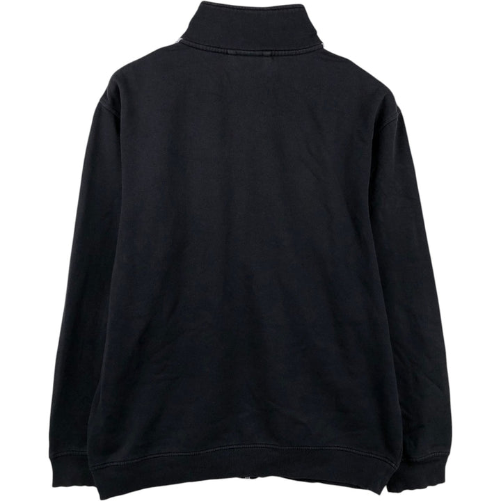 Adidas full zip sweatshirt, sweatshirt, men's size L cotton black type Vintage Second Hand