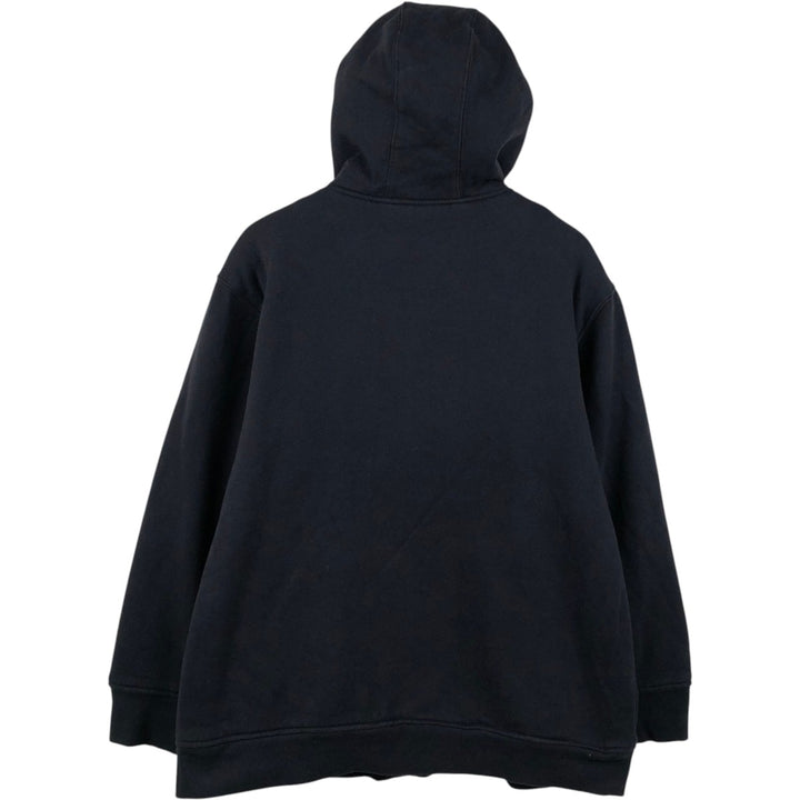 Wrangler Sweat Full-Zip Hoodie, Men's Size XL (approx.) cotton black type Vintage Second Hand