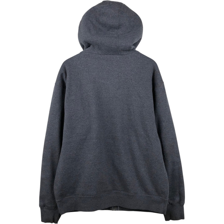 Dickies Sweat Full Zip Hoodie Men's XL cotton Charcoal Vintage Second Hand