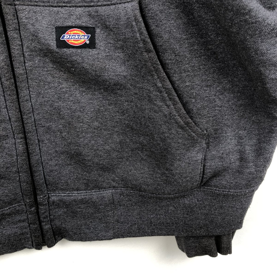 Dickies Sweat Full Zip Hoodie Men's XL cotton Charcoal Vintage Second Hand