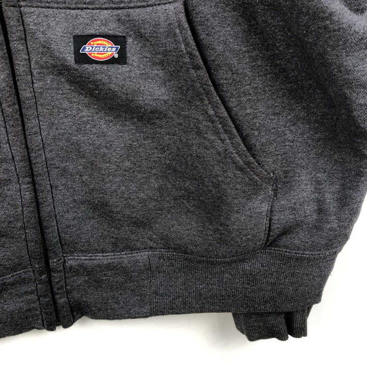 Dickies Sweat Full Zip Hoodie Men's XL cotton Charcoal Vintage Second Hand