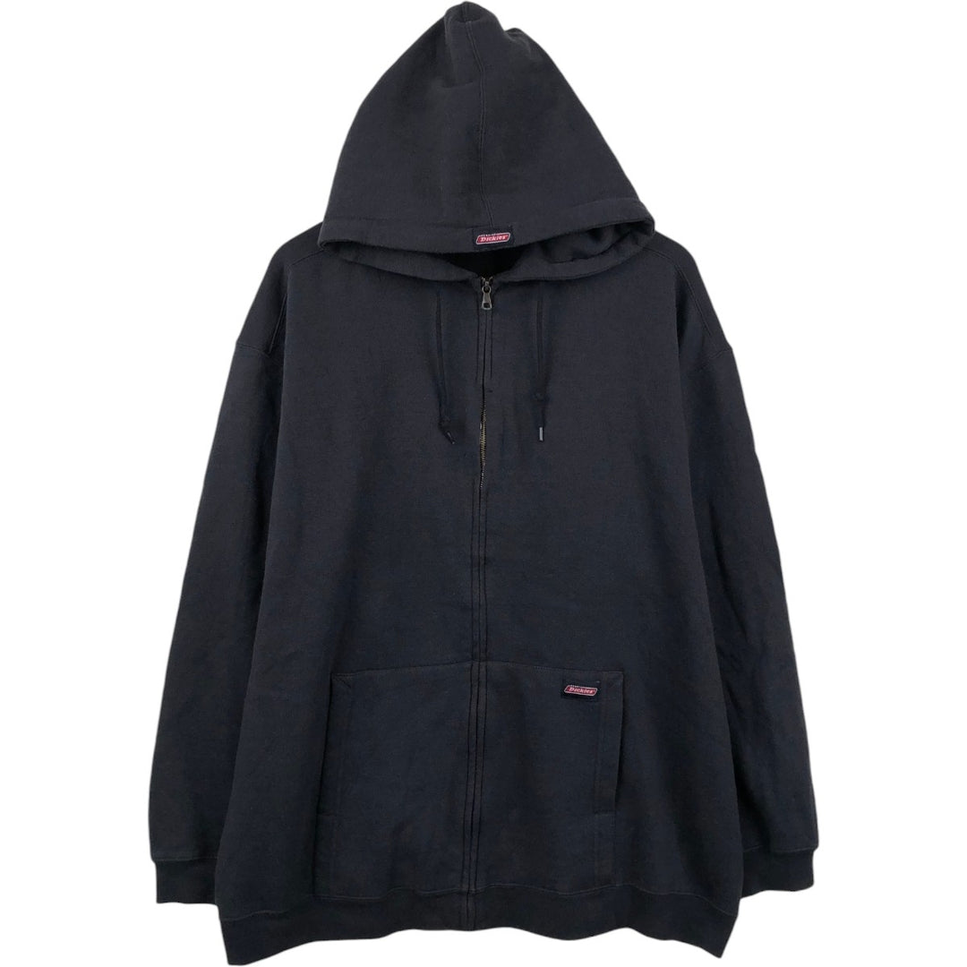Dickies Sweat Full Zip Hoodie Men's XL cotton black type Vintage Second Hand