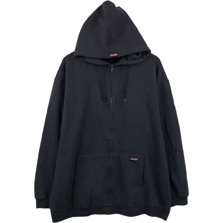 Dickies Sweat Full Zip Hoodie Men's XL cotton black type Vintage Second Hand