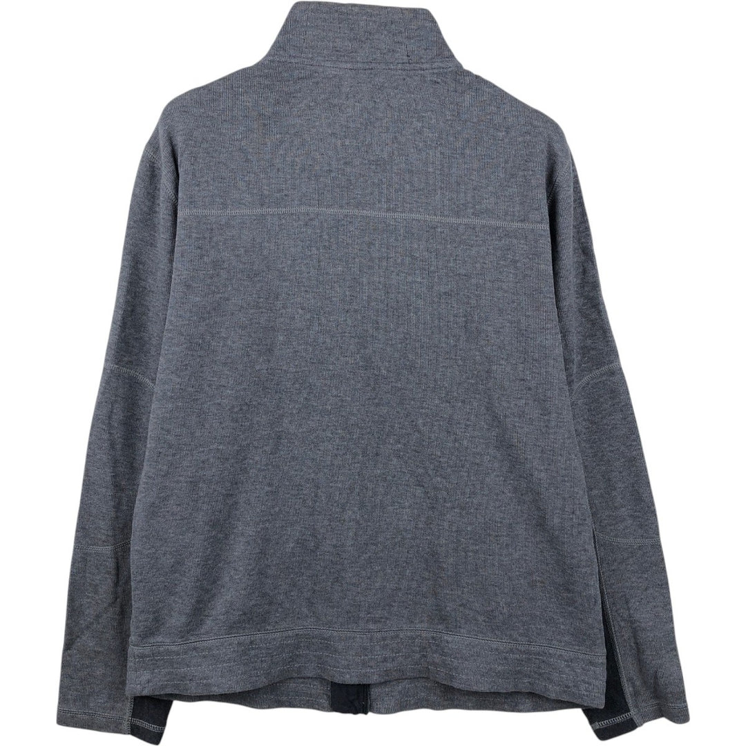 Calvin Klein full-zip sweatshirt, men's size L cotton Charcoal Vintage Second Hand