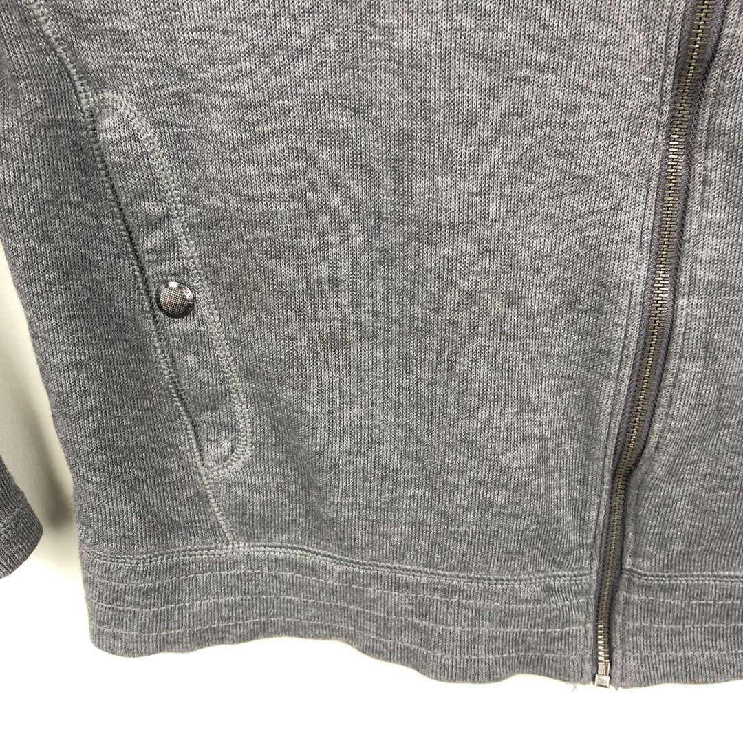 Calvin Klein full-zip sweatshirt, men's size L cotton Charcoal Vintage Second Hand