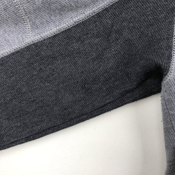 Calvin Klein full-zip sweatshirt, men's size L cotton Charcoal Vintage Second Hand