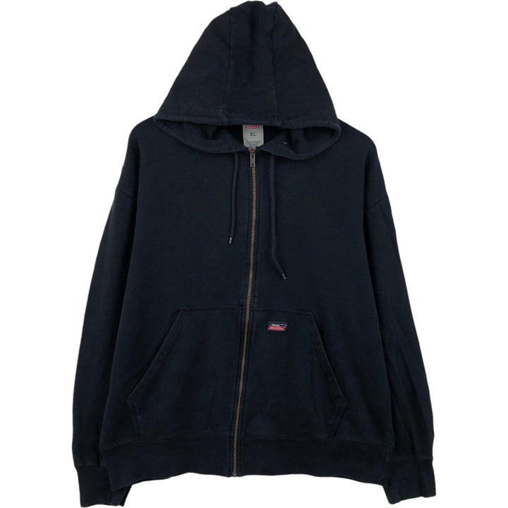 Dickies Sweat Full Zip Hoodie Men's XL cotton black type Vintage Second Hand