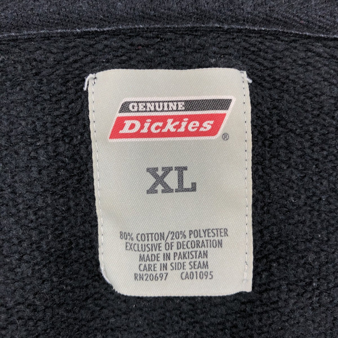 Dickies Sweat Full Zip Hoodie Men's XL cotton black type Vintage Second Hand