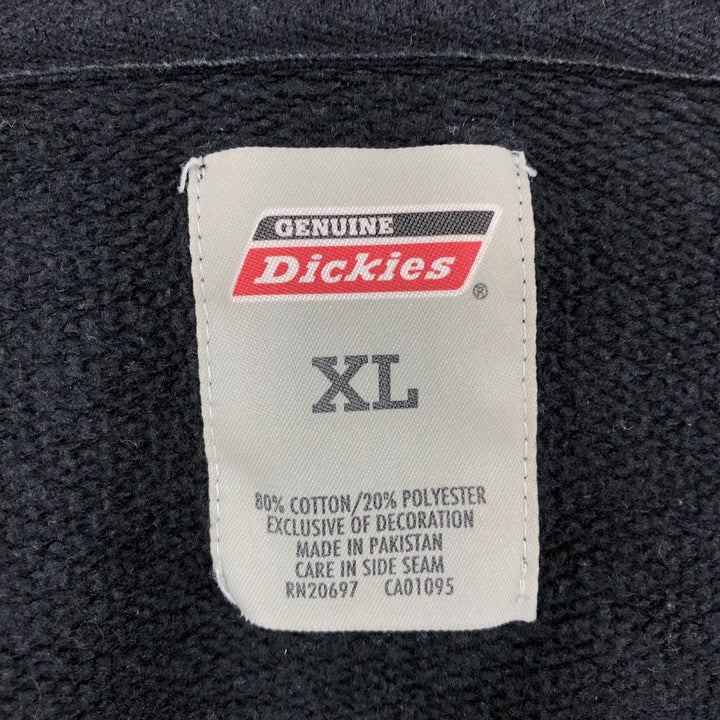 Dickies Sweat Full Zip Hoodie Men's XL cotton black type Vintage Second Hand