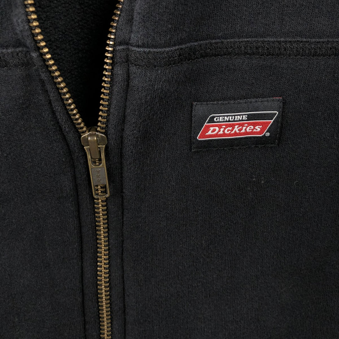 Dickies Sweat Full Zip Hoodie Men's XL cotton black type Vintage Second Hand