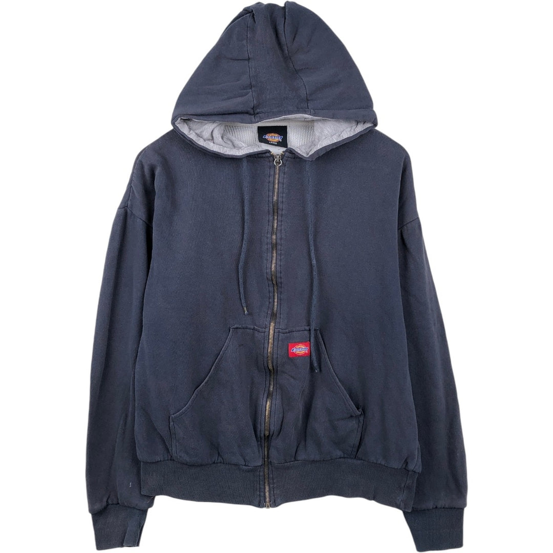 Dickies Sweat Full Zip Hoodie Men's XL unclear navy blue type Vintage Second Hand