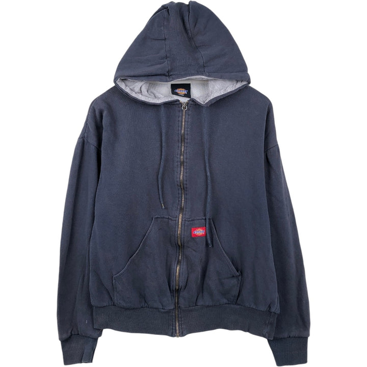 Dickies Sweat Full Zip Hoodie Men's XL unclear navy blue type Vintage Second Hand
