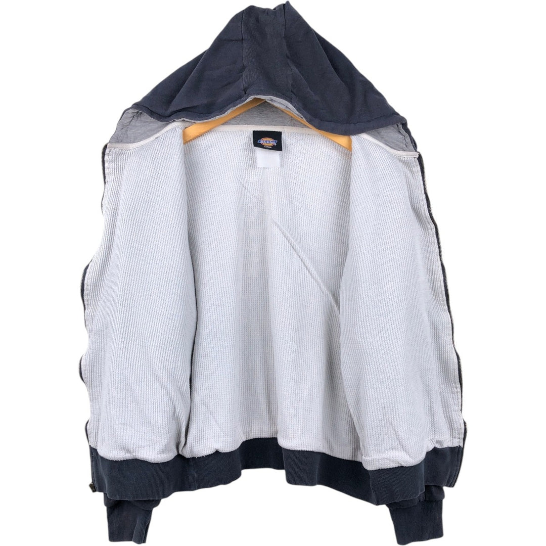 Dickies Sweat Full Zip Hoodie Men's XL unclear navy blue type Vintage Second Hand