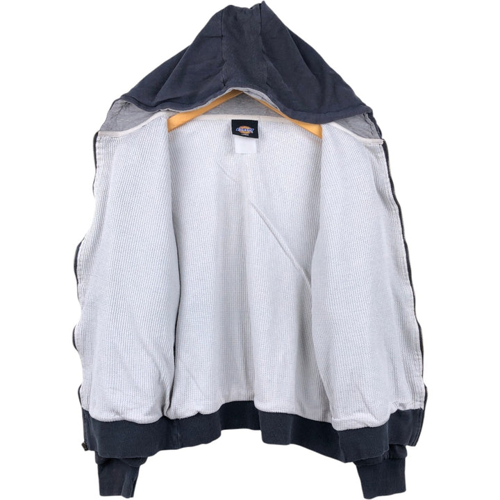 Dickies Sweat Full Zip Hoodie Men's XL unclear navy blue type Vintage Second Hand