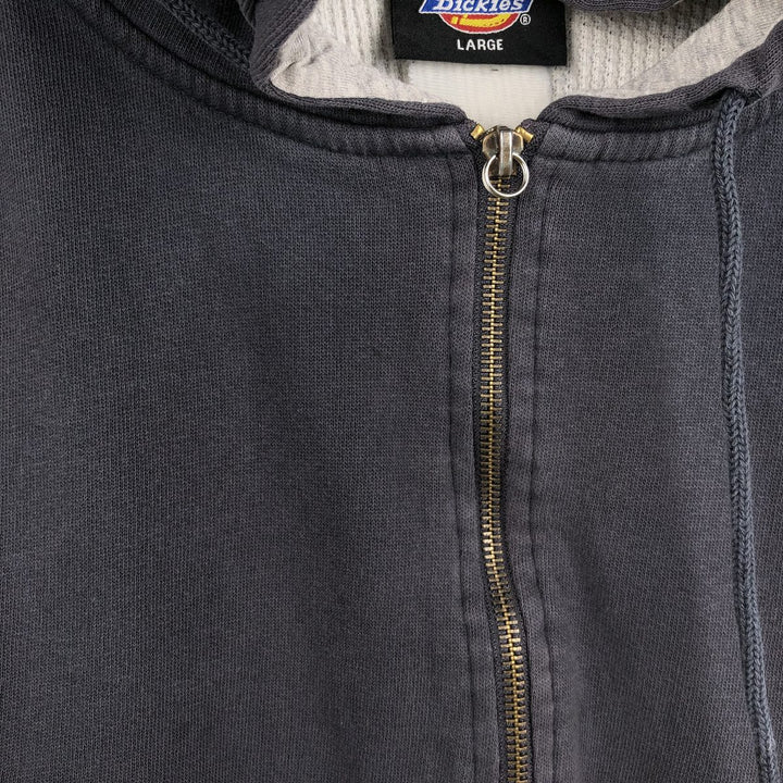 Dickies Sweat Full Zip Hoodie Men's XL unclear navy blue type Vintage Second Hand
