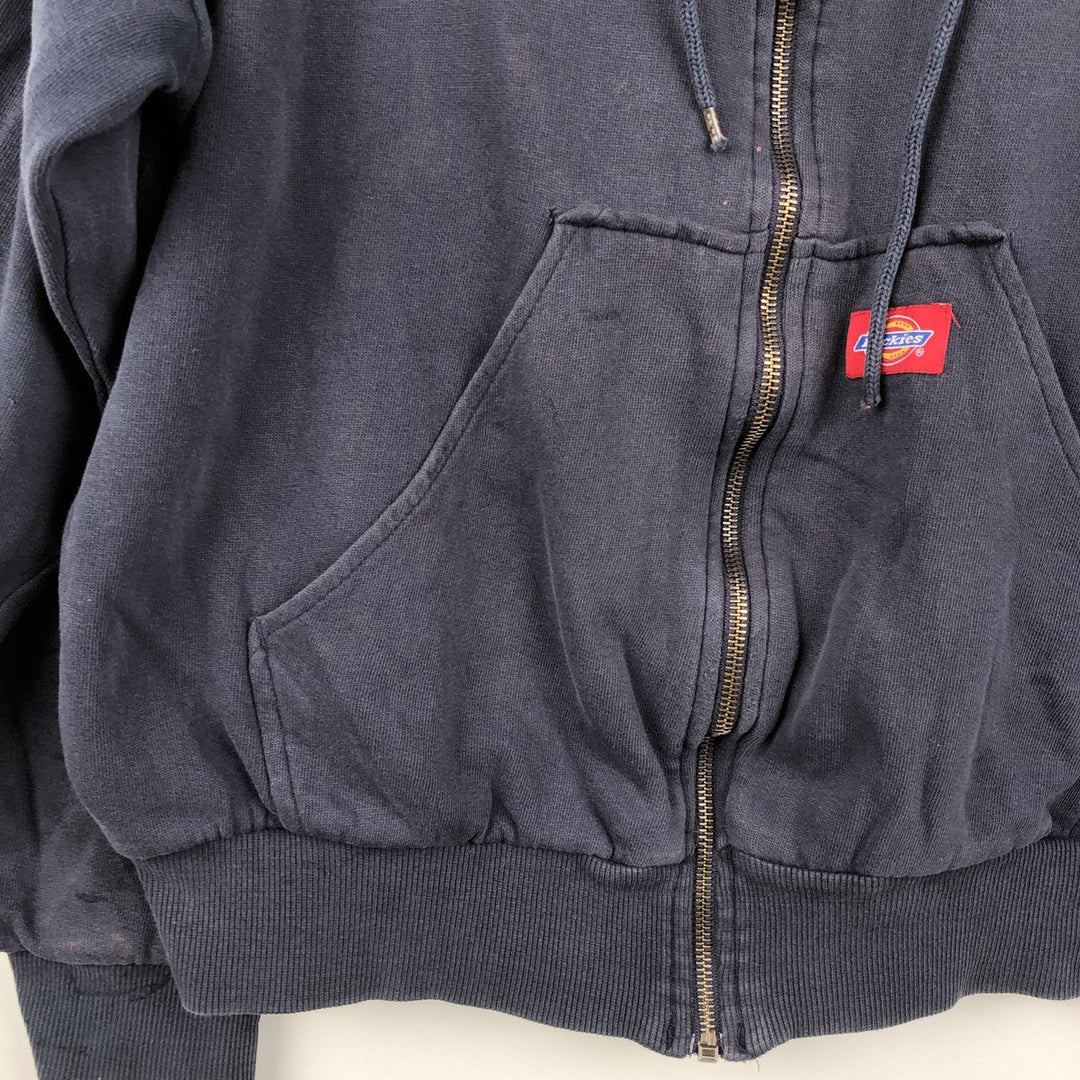 Dickies Sweat Full Zip Hoodie Men's XL unclear navy blue type Vintage Second Hand