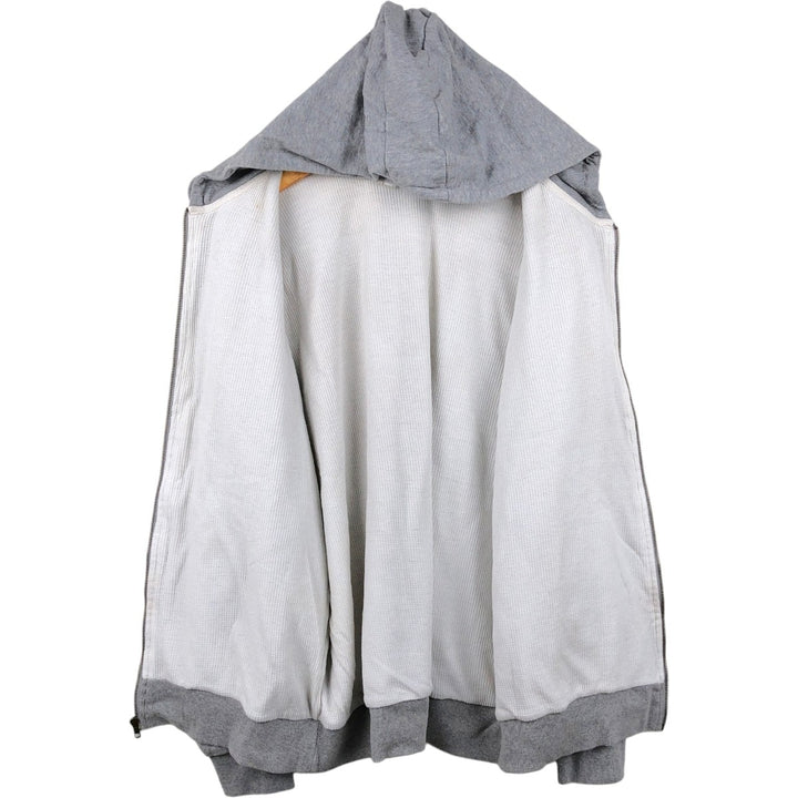 Dickies Sweat Full Zip Hoodie Men's XXL unclear gray type Vintage Second Hand
