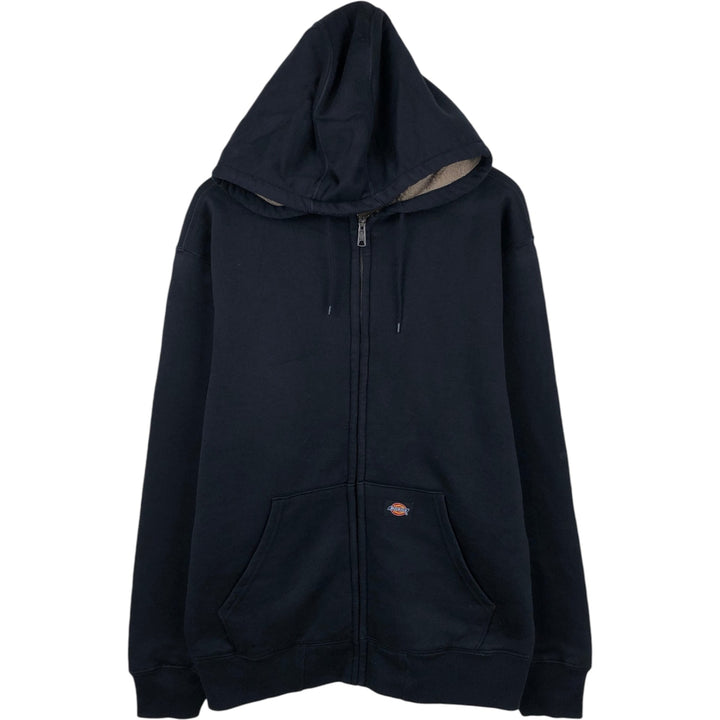 Dickies Sweat Full Zip Hoodie Men's XL cotton black type Vintage Second Hand