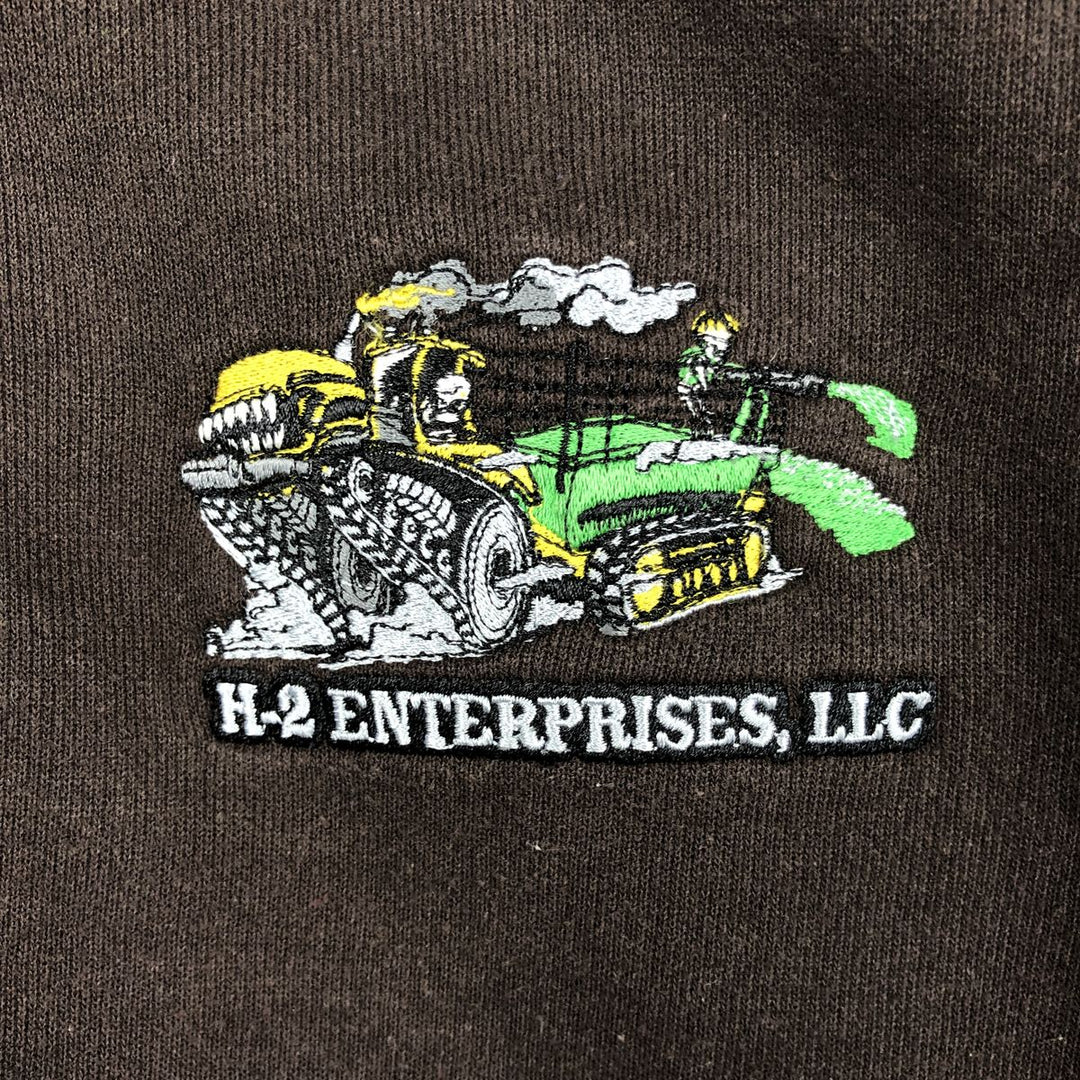 Carhartt Advertising Full-Zip Sweatshirt cotton brown type Vintage Second Hand