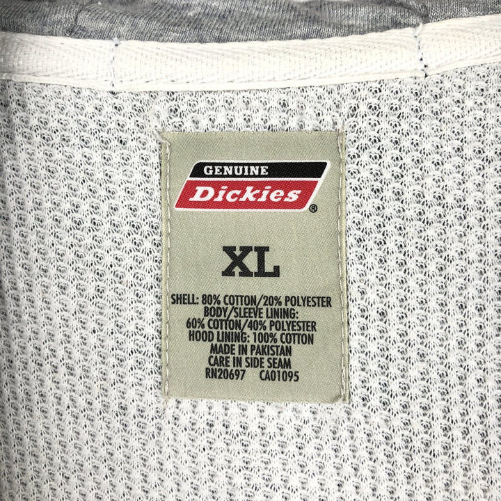 Dickies Sweat Full Zip Hoodie Men's XL cotton black type Vintage Second Hand