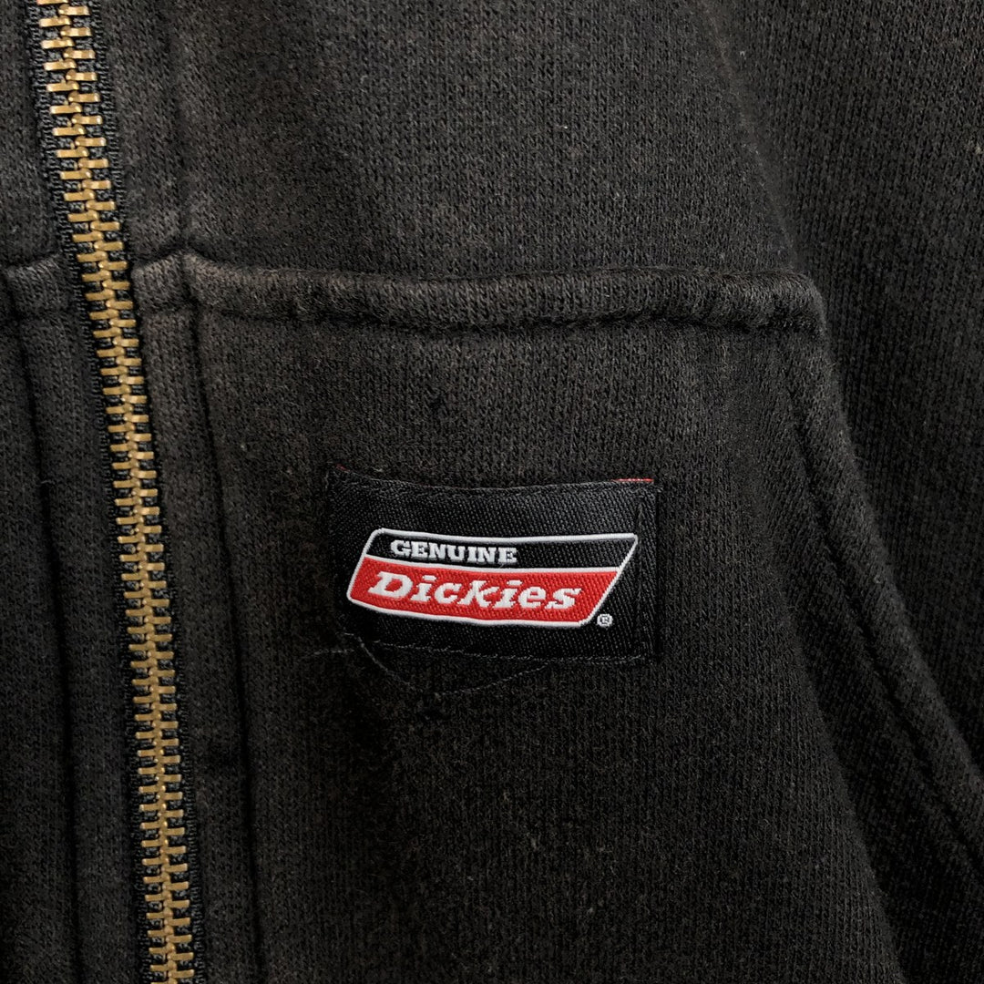 Dickies Sweat Full Zip Hoodie Men's XL cotton black type Vintage Second Hand
