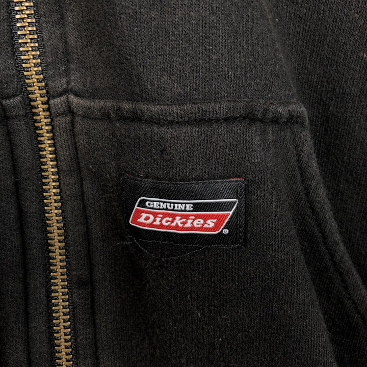 Dickies Sweat Full Zip Hoodie Men's XL cotton black type Vintage Second Hand