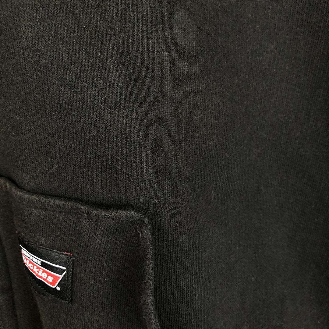 Dickies Sweat Full Zip Hoodie Men's XL cotton black type Vintage Second Hand