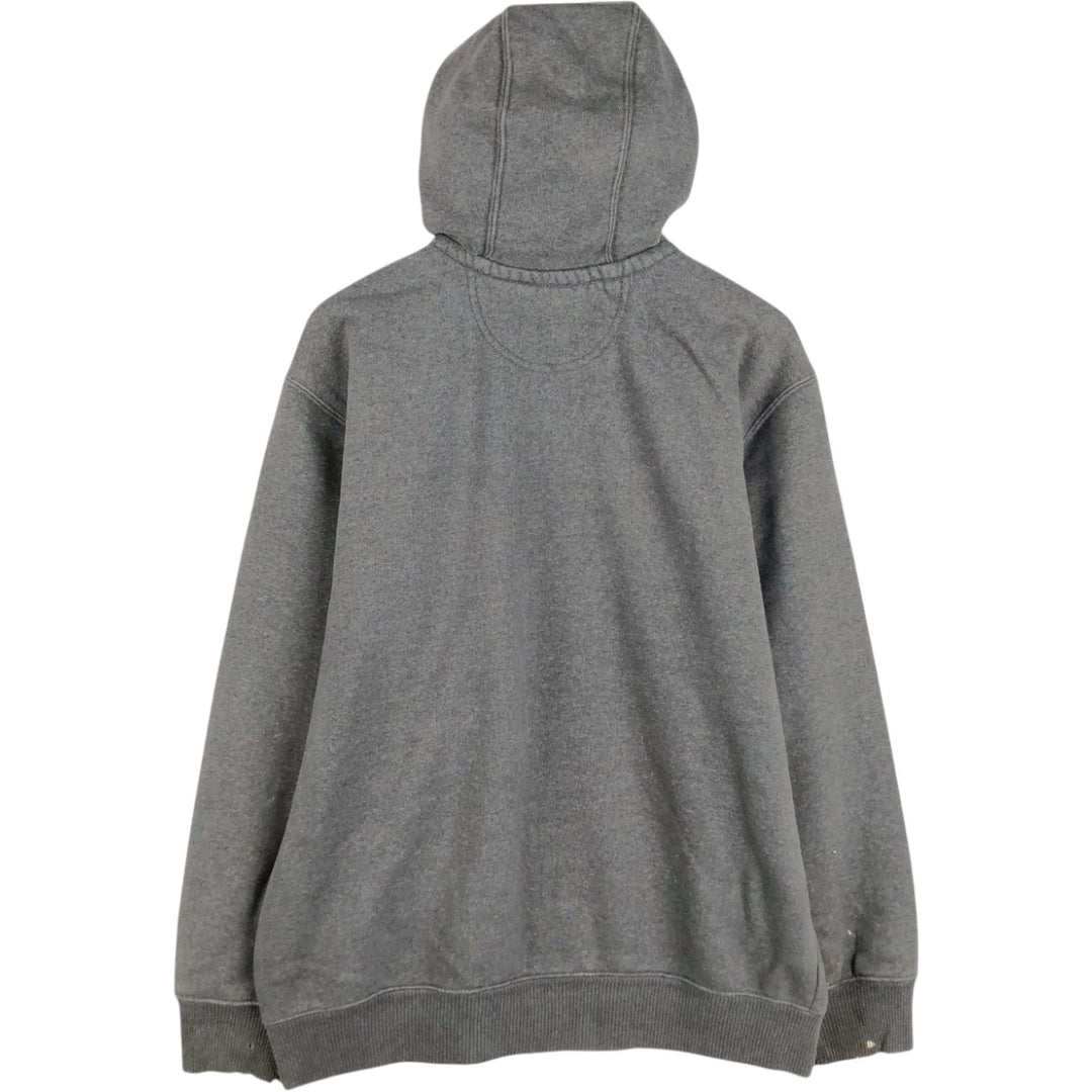 Carhartt ORIGINAL FIT sweat full zip hoodie, men's size M cotton Charcoal Vintage Second Hand