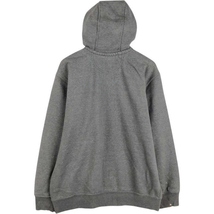 Carhartt ORIGINAL FIT sweat full zip hoodie, men's size M cotton Charcoal Vintage Second Hand