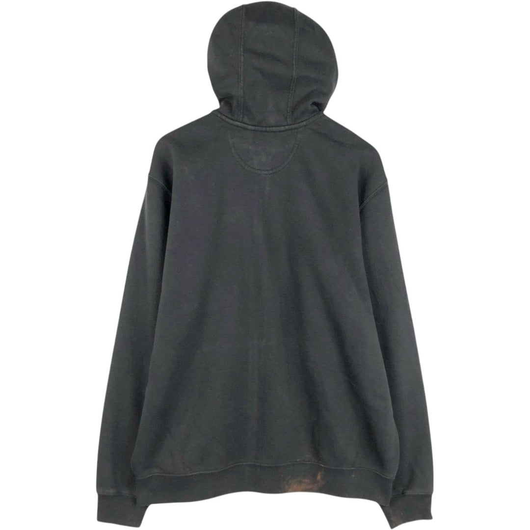 Carhartt Loose Fit Sweat Full Zip Hoodie, Men's L size cotton black type Vintage Second Hand