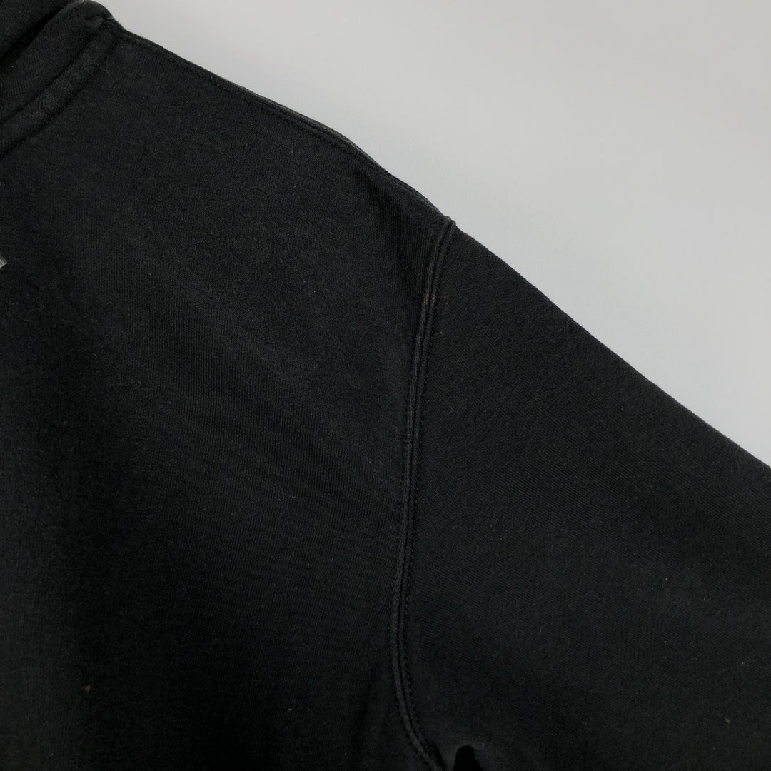 Carhartt Loose Fit Sweat Full Zip Hoodie, Men's L size cotton black type Vintage Second Hand