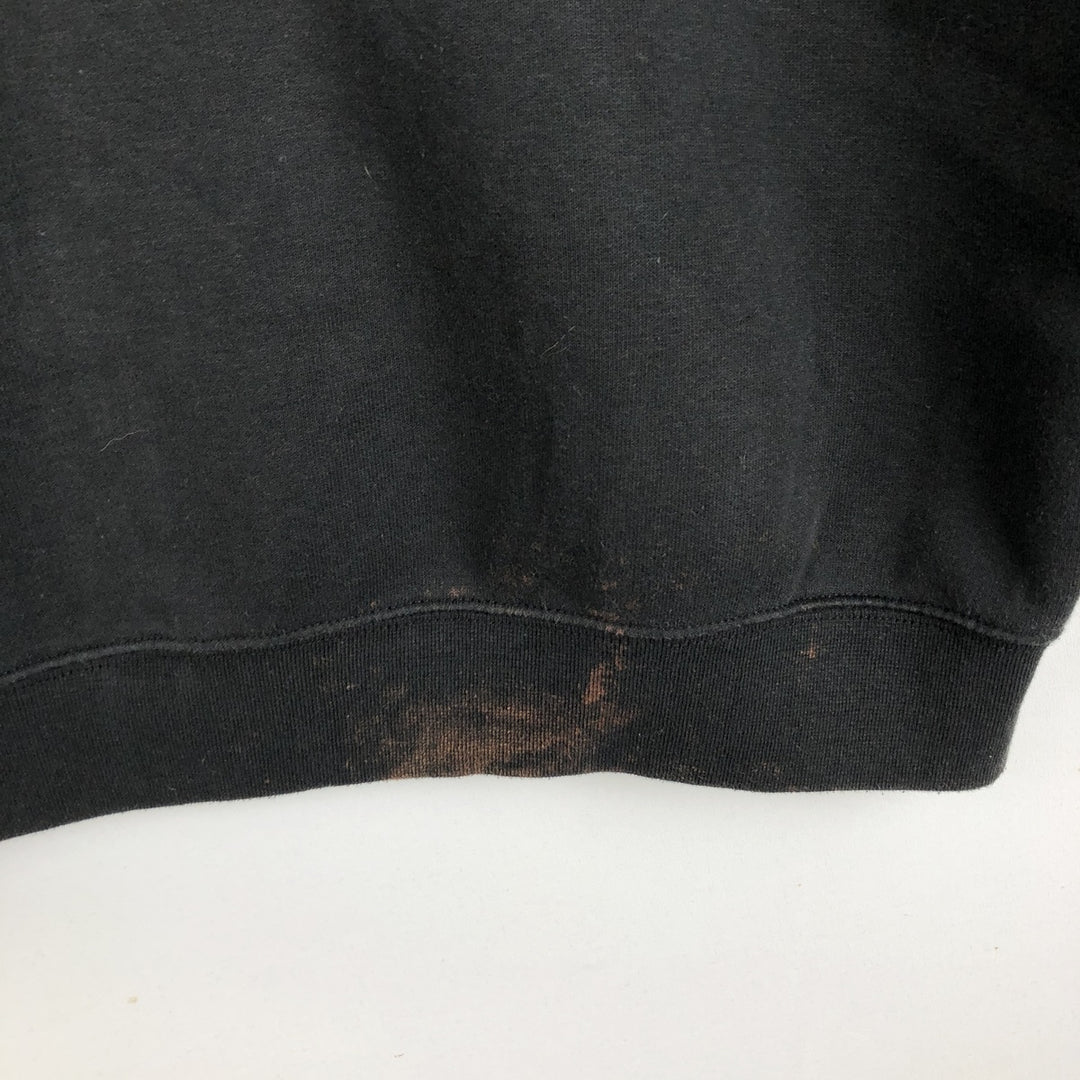 Carhartt Loose Fit Sweat Full Zip Hoodie, Men's L size cotton black type Vintage Second Hand