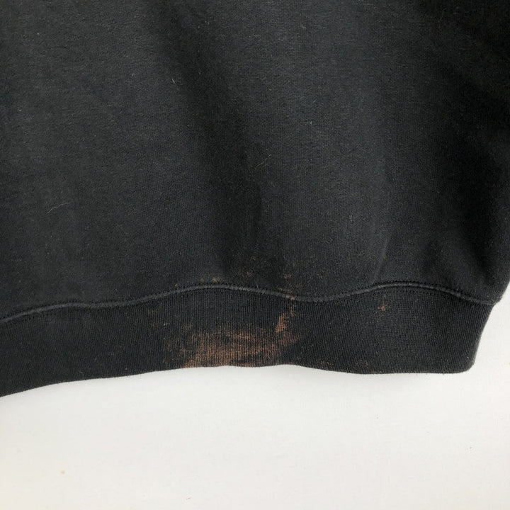 Carhartt Loose Fit Sweat Full Zip Hoodie, Men's L size cotton black type Vintage Second Hand