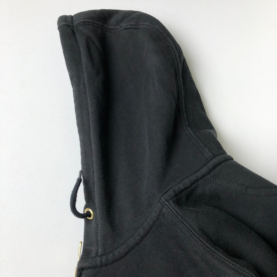 Carhartt Loose Fit Sweat Full Zip Hoodie, Men's L size cotton black type Vintage Second Hand