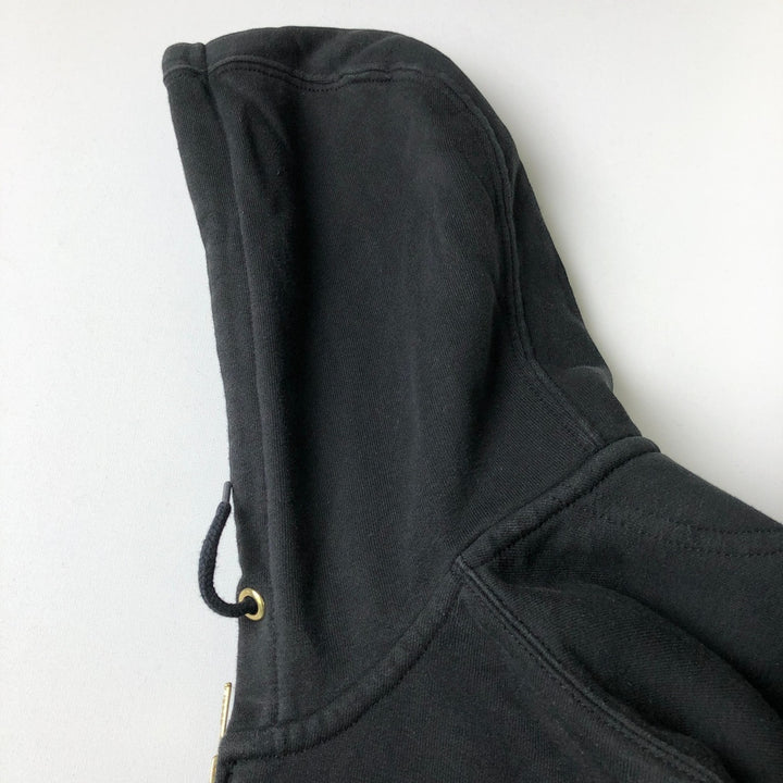 Carhartt Loose Fit Sweat Full Zip Hoodie, Men's L size cotton black type Vintage Second Hand
