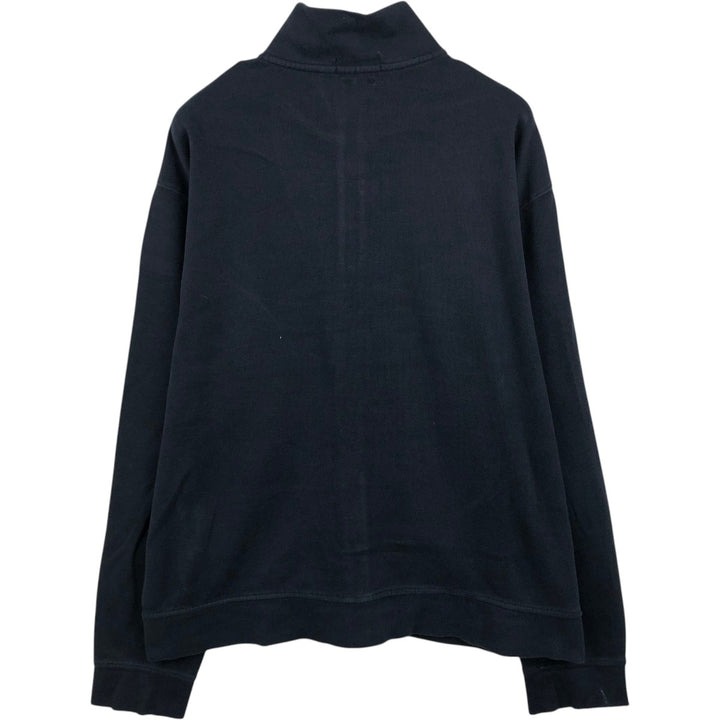Ralph Lauren ESTATE RIB Full-Zip Sweatshirt, Men's Size XL (Equivalent), Long Sleeve unclear black type Vintage Second Hand