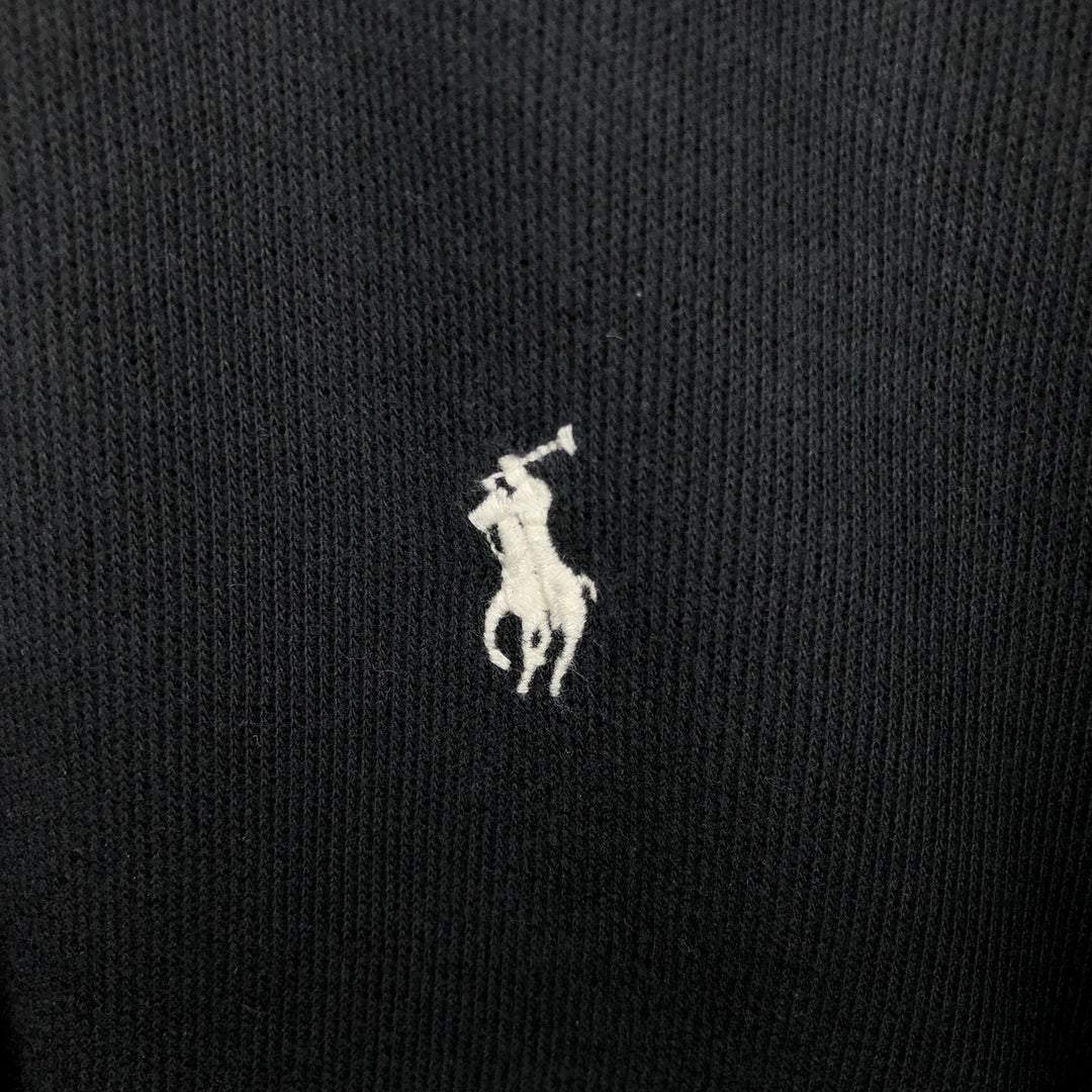 Ralph Lauren ESTATE RIB Full-Zip Sweatshirt, Men's Size XL (Equivalent), Long Sleeve unclear black type Vintage Second Hand