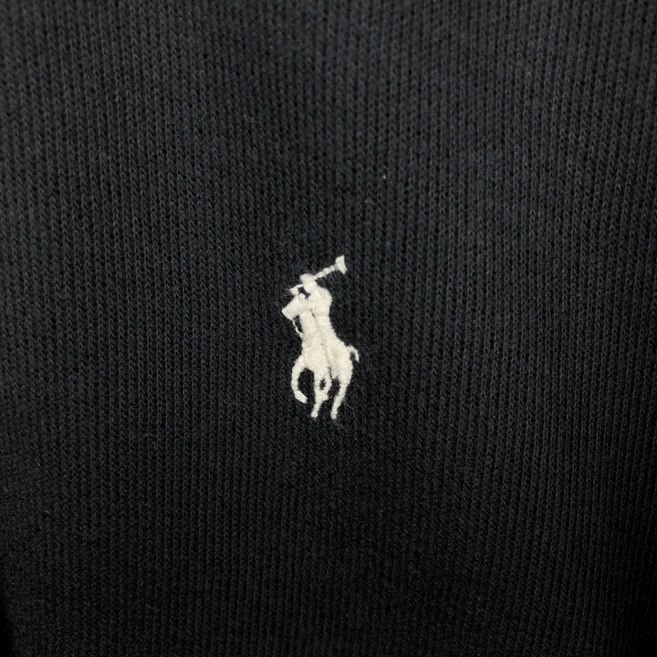 Ralph Lauren ESTATE RIB Full-Zip Sweatshirt, Men's Size XL (Equivalent), Long Sleeve unclear black type Vintage Second Hand