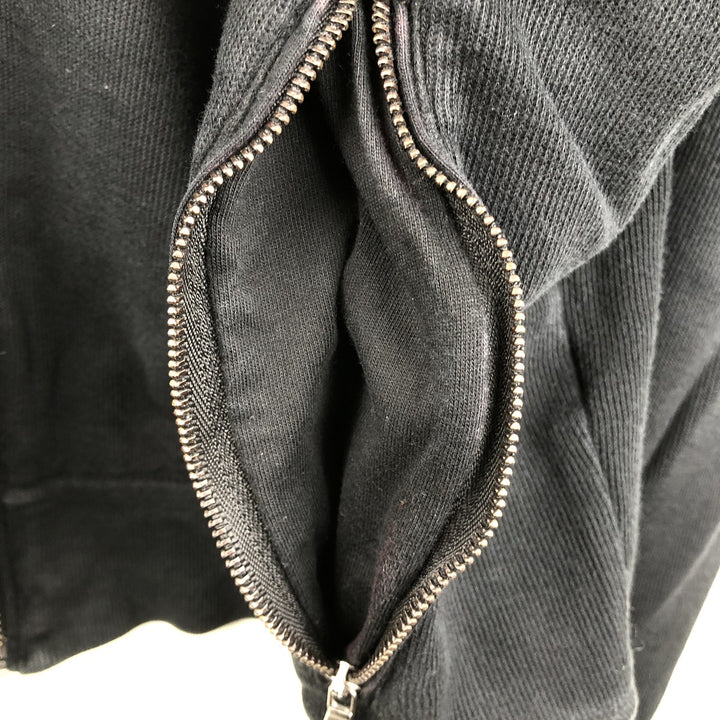 Ralph Lauren ESTATE RIB Full-Zip Sweatshirt, Men's Size XL (Equivalent), Long Sleeve unclear black type Vintage Second Hand