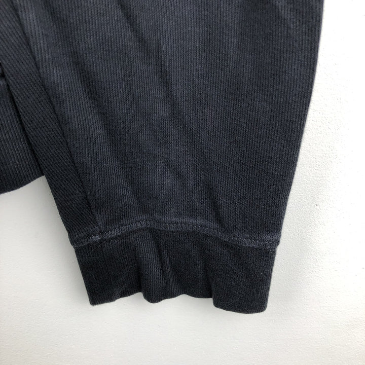 Ralph Lauren ESTATE RIB Full-Zip Sweatshirt, Men's Size XL (Equivalent), Long Sleeve unclear black type Vintage Second Hand