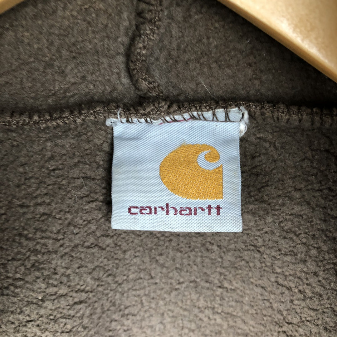 Carhartt Sweat Full Zip Hoodie Men's XL unclear brown type Vintage Second Hand